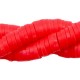 Katsuki beads 6mm Flame red